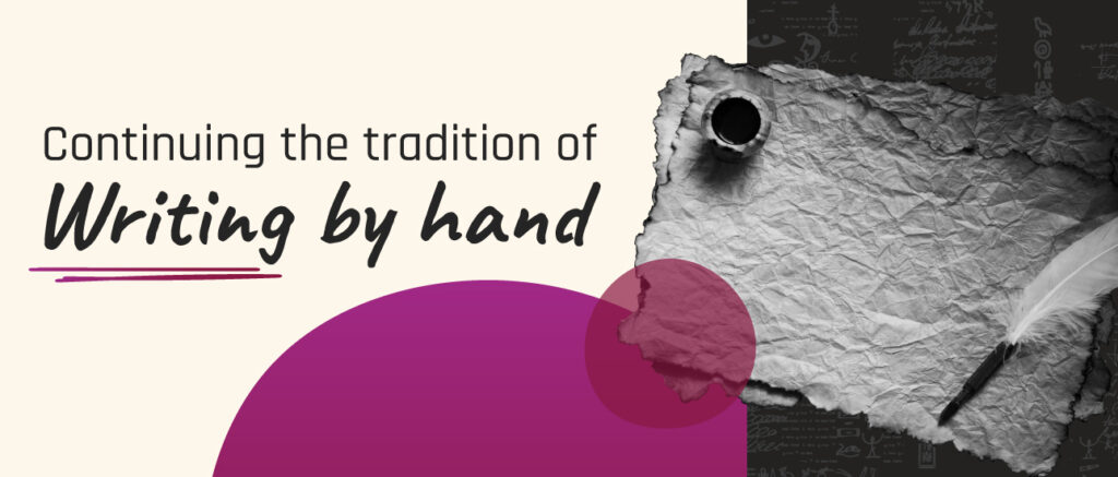 Why – and when – was handwriting created?